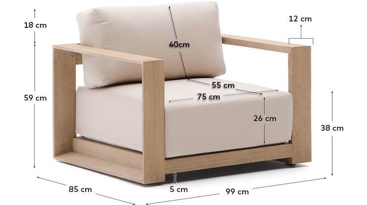 Kave Home Ambra Fauteuil
