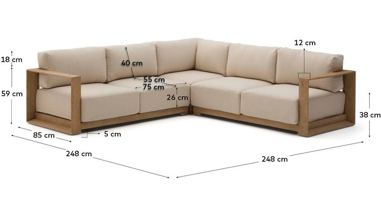 Kave Home Ambra Tuinbank