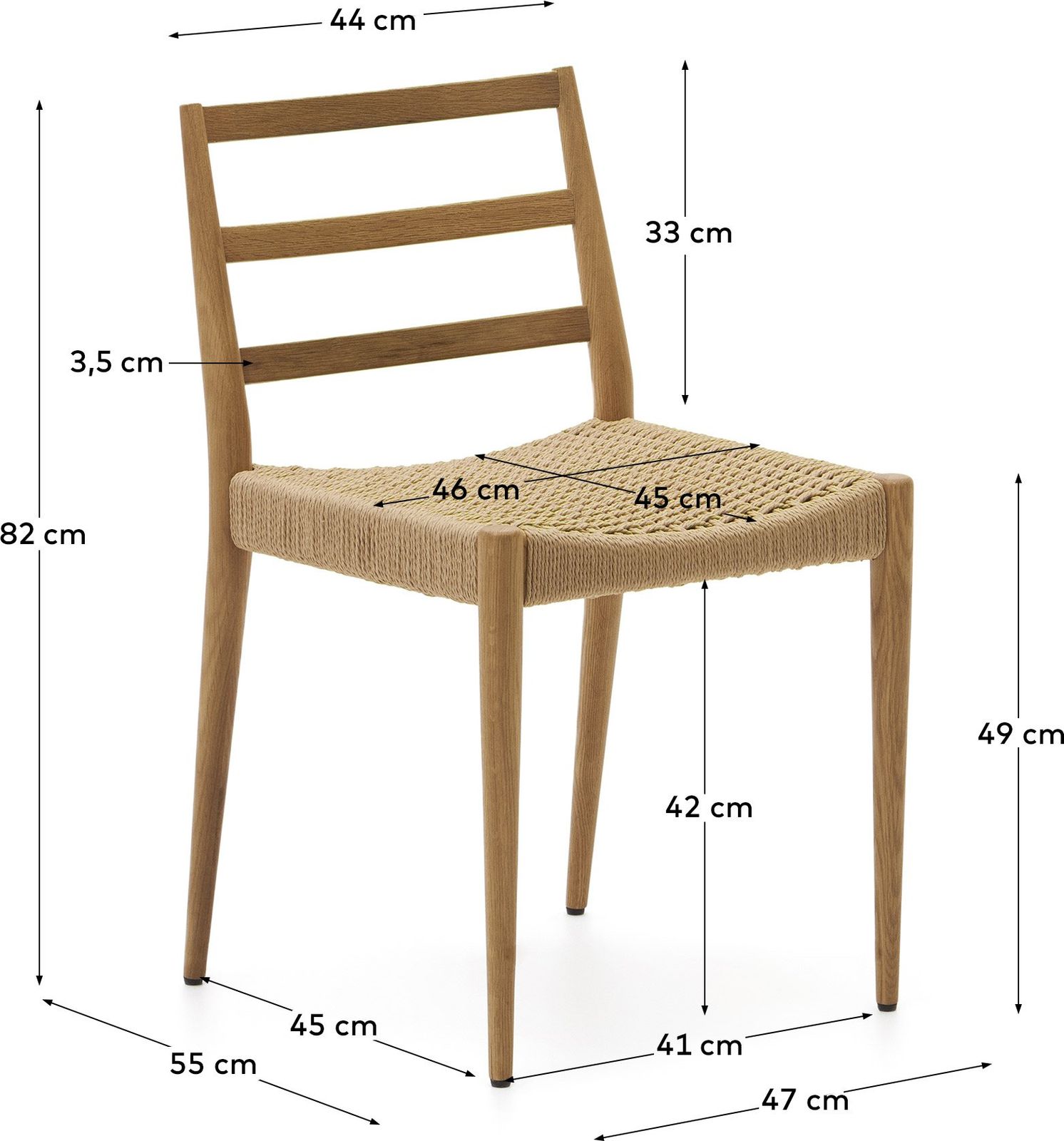 Kave Home Analy Eetkamerstoel