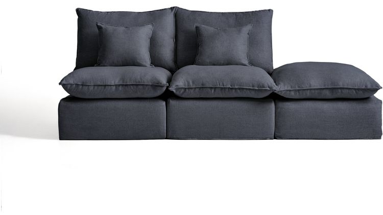 Kave Home Anarela 2-Zitsbank + Hocker