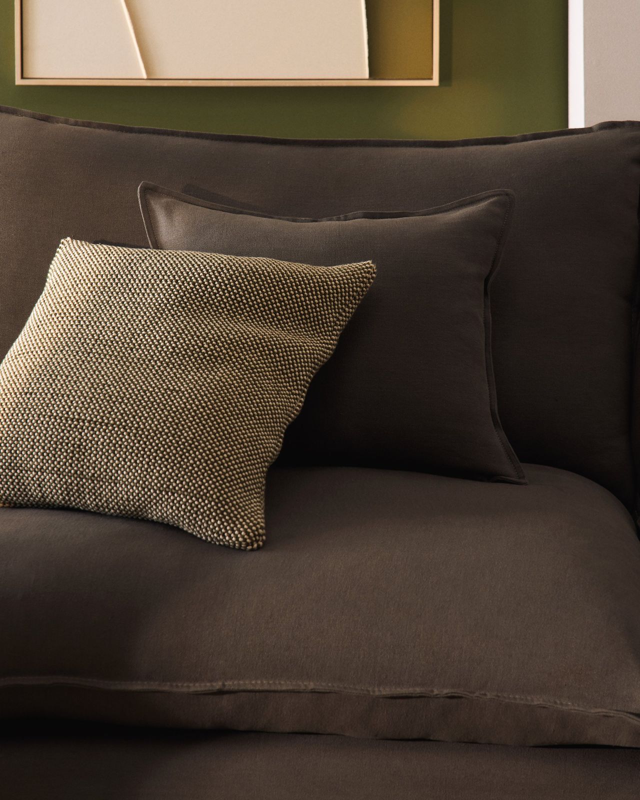Kave Home Anarela 2-Zitsbank + Hocker