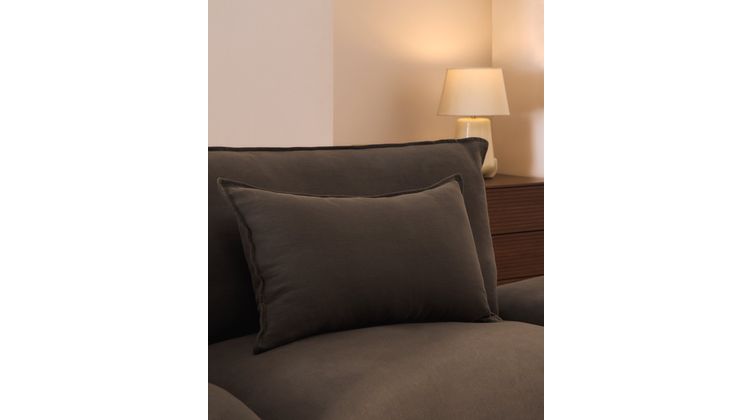 Kave Home Anarela 3-Zitsbank + Hocker