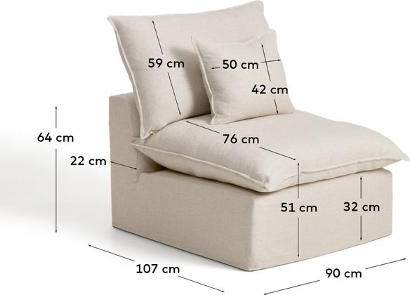 Kave Home Anarela Fauteuil