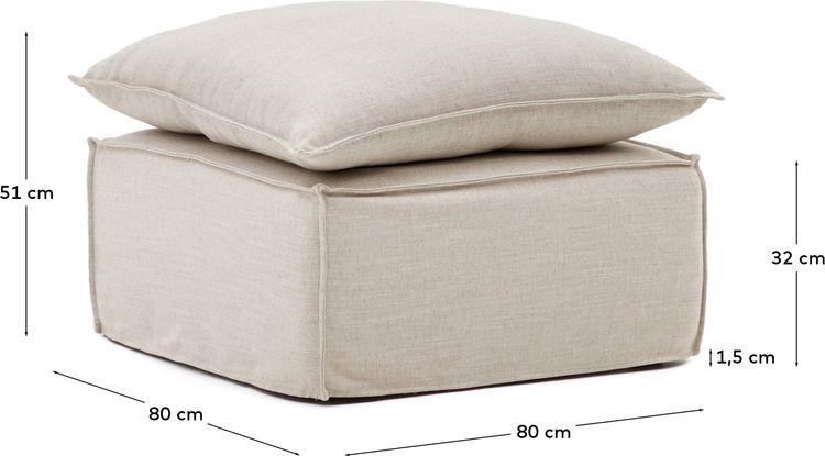 Kave Home Anarela Hocker