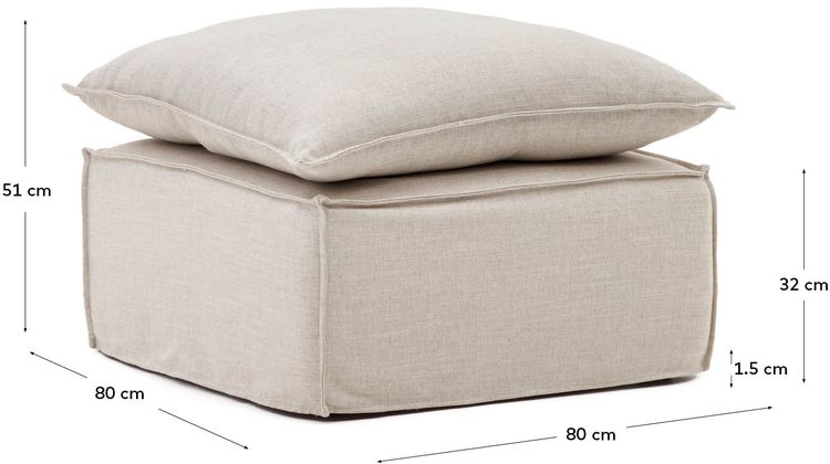 Kave Home Anarela Hocker