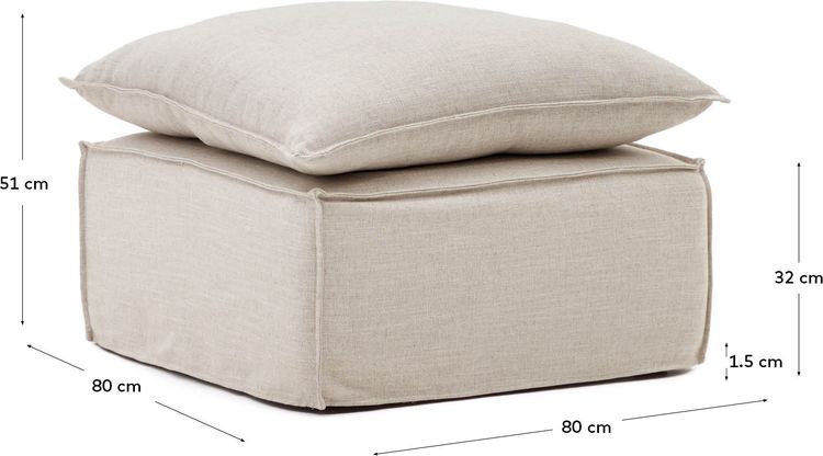 Kave Home Anarela Hocker