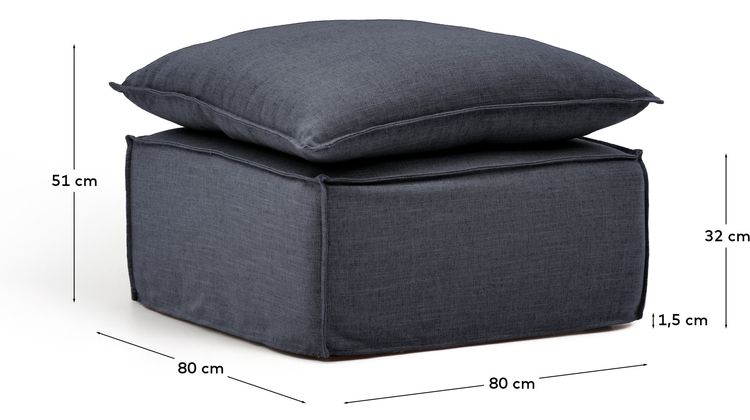 Kave Home Anarela Hocker