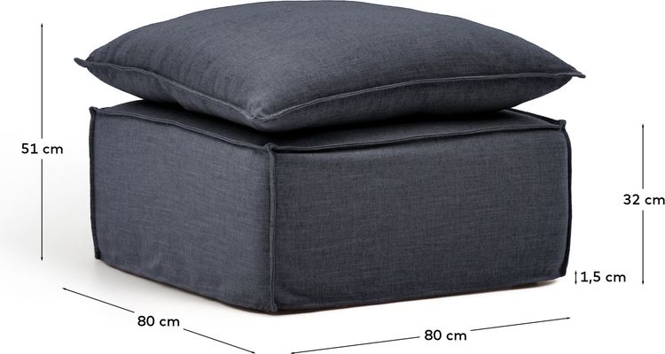 Kave Home Anarela Hocker