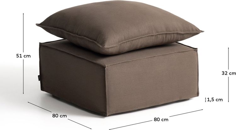 Kave Home Anarela Hocker