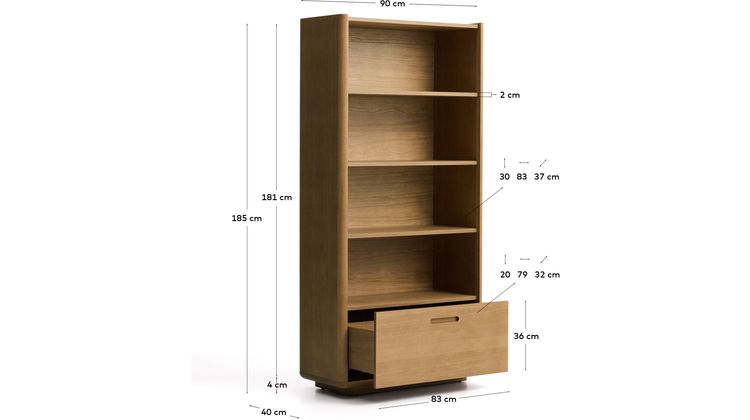 Kave Home Arelida Vitrinekast