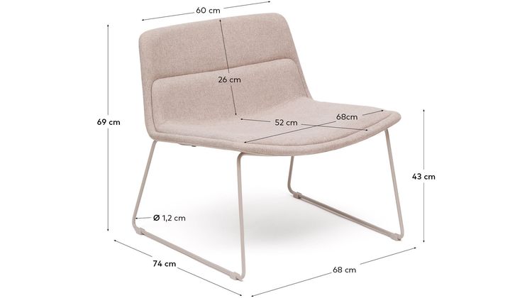 Kave Home Arenys Grote Tafellamp
