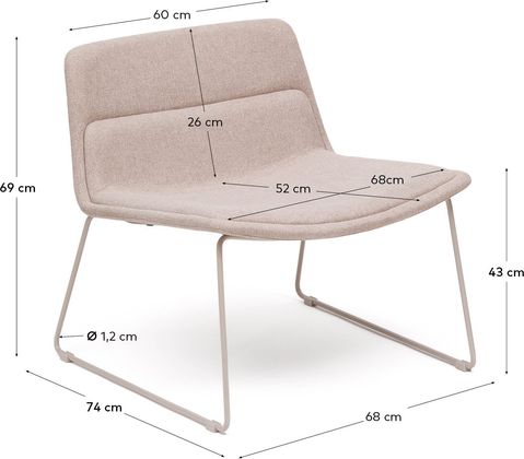 Kave Home Arenys Grote Tafellamp
