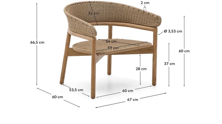 Kave Home Arinella Outdoor Fauteuil