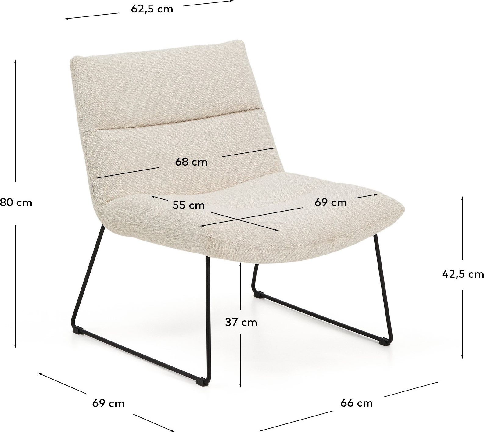Kave Home Asen Fauteuil