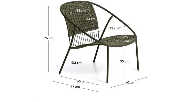 Kave Home Atrani Outdoor Fauteuil