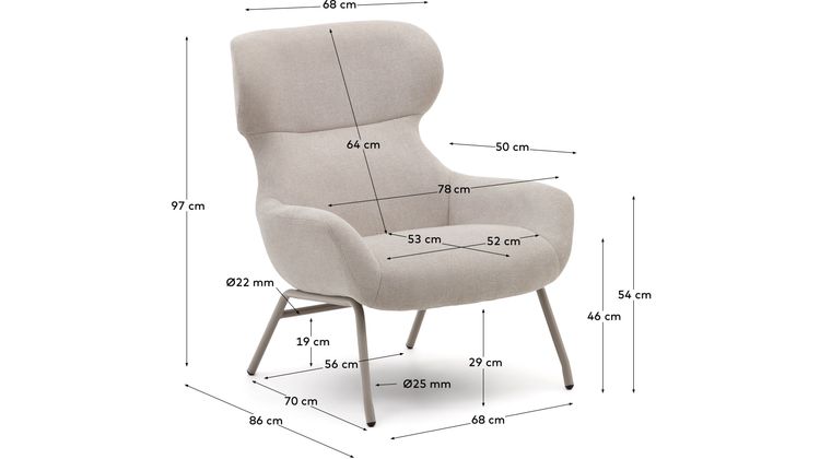 Kave Home Belina Fauteuil