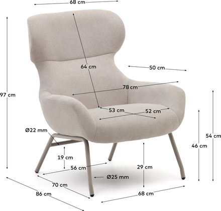 Kave Home Belina Fauteuil