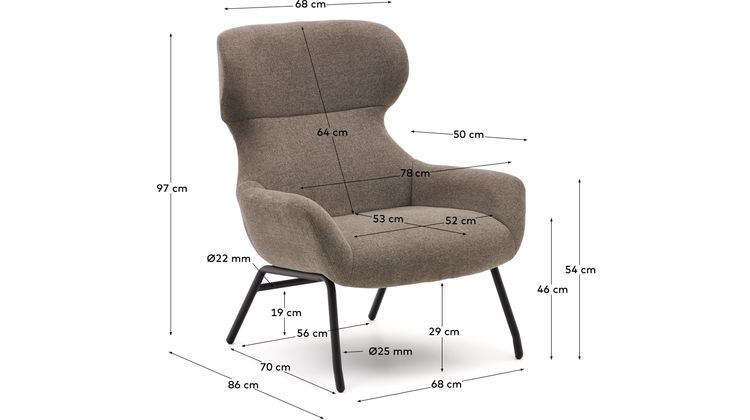Kave Home Belina Fauteuil