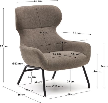 Kave Home Belina Fauteuil