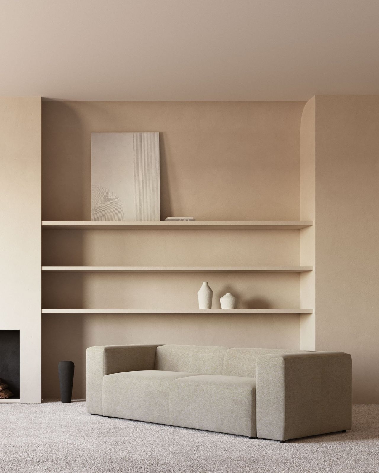 Kave Home Blok 3-Zitsbank