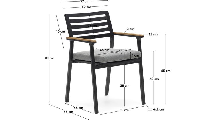 Kave Home Bona Tuinstoel