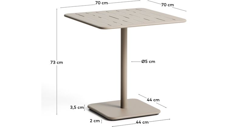 Kave Home Brai Outdoor Bistrotafel