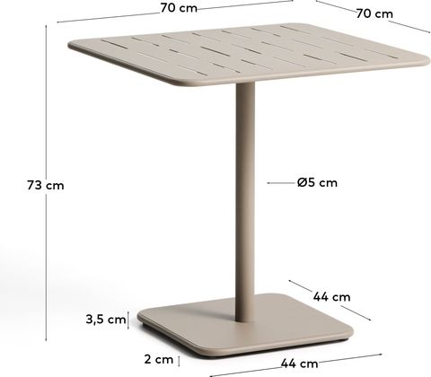 Kave Home Brai Outdoor Bistrotafel