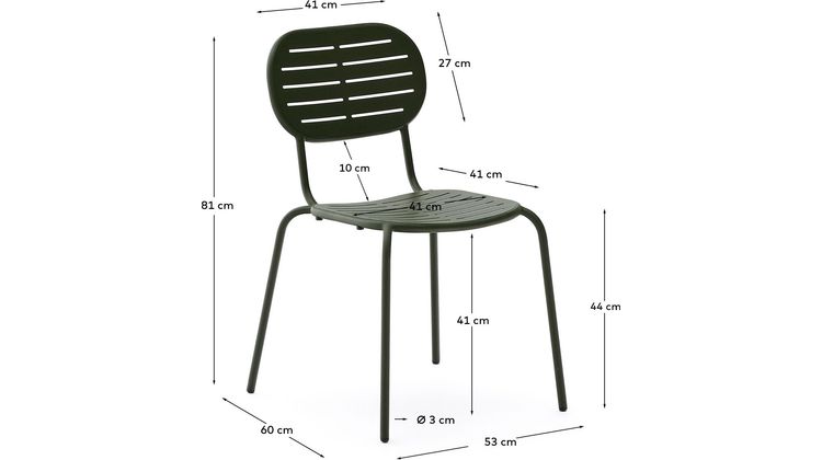 Kave Home Brai Tuinstoel