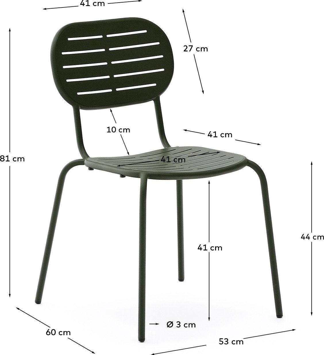 Kave Home Brai Tuinstoel