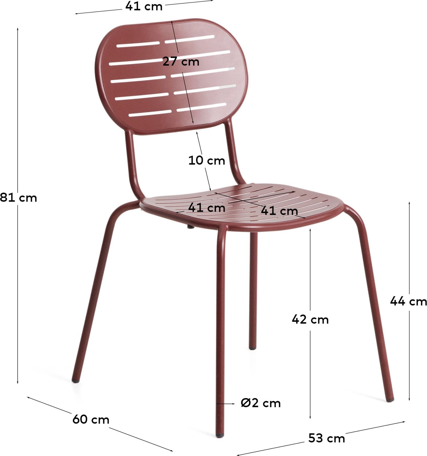Kave Home Brai Tuinstoel