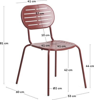 Kave Home Brai Tuinstoel