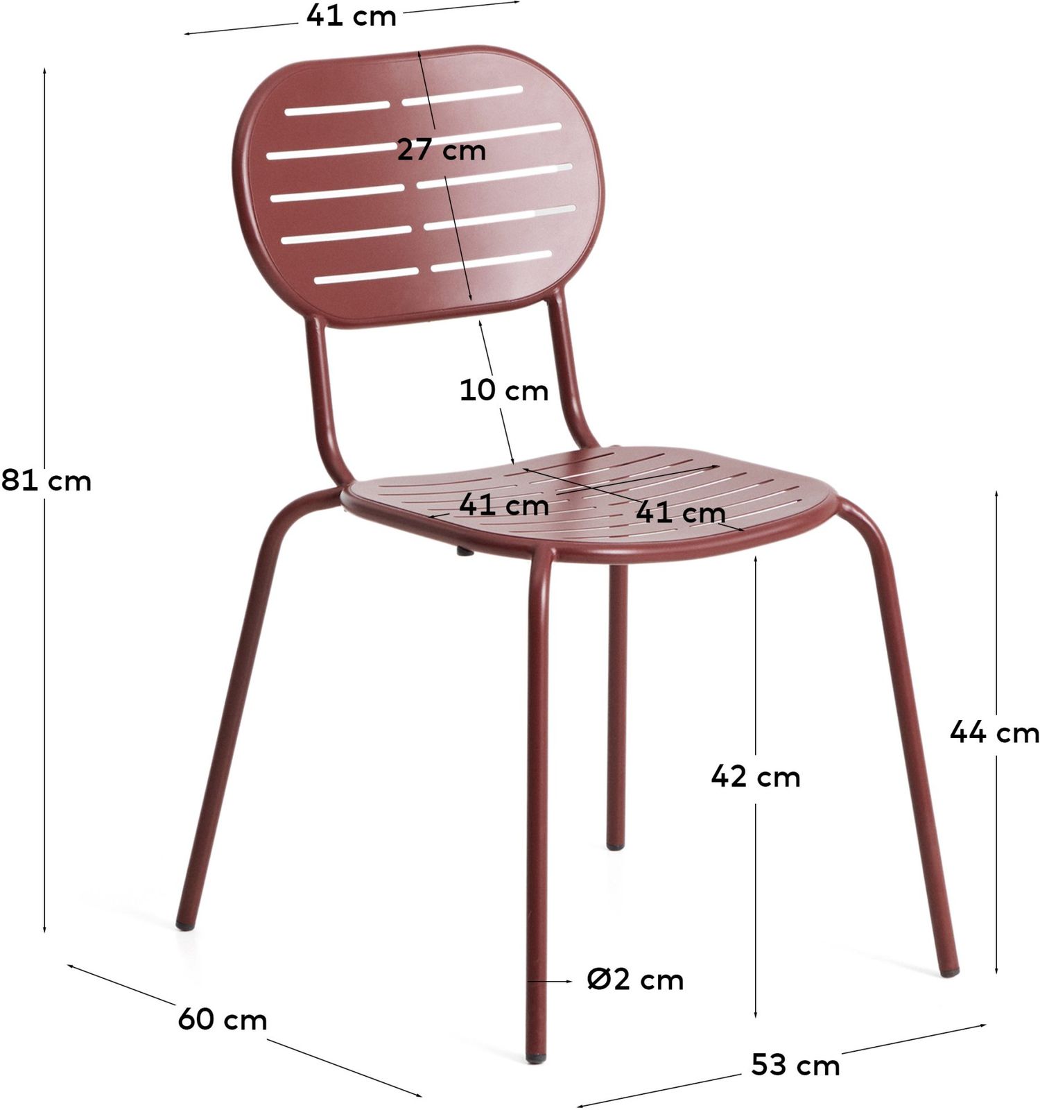 Kave Home Brai Tuinstoel