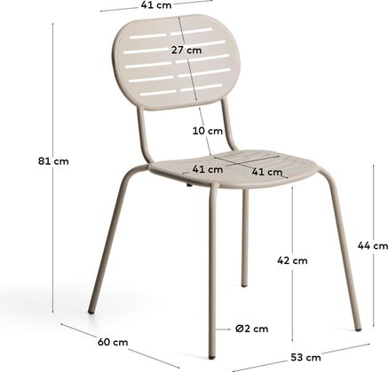 Kave Home Brai Tuinstoel