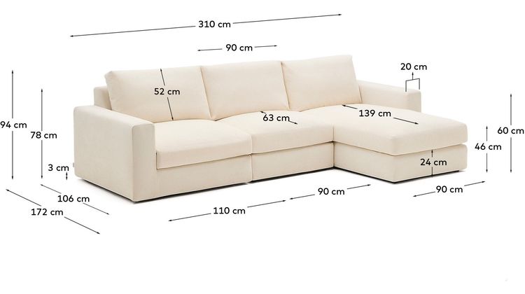 Kave Home Burano Eettafel