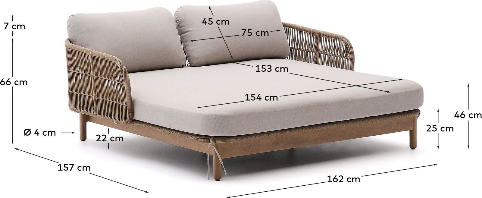 Kave Home Catalina Ligbed