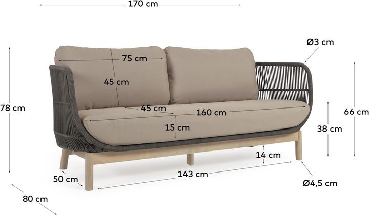 Kave Home Catalina Tuinbank