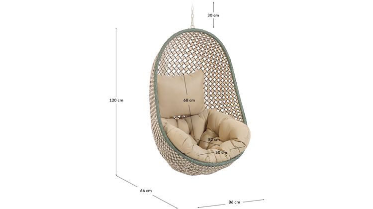 Kave Home Cira Outdoor Hangstoel