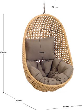 Kave Home Cira Outdoor Hangstoel
