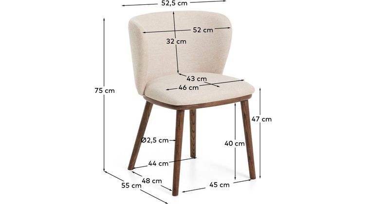 Kave Home Ciselia Eetkamerstoel