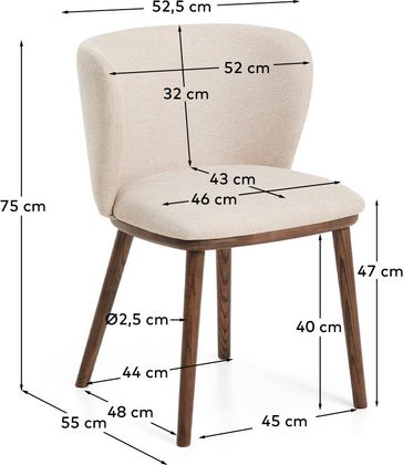 Kave Home Ciselia Eetkamerstoel