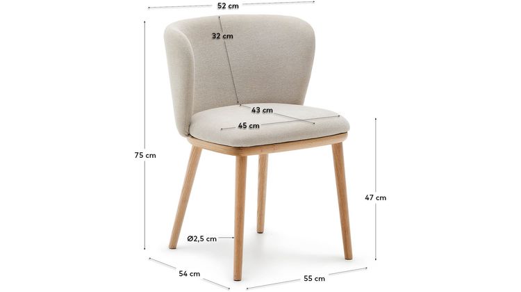Kave Home Ciselia Eetkamerstoel