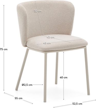 Kave Home Ciselia Eetkamerstoel