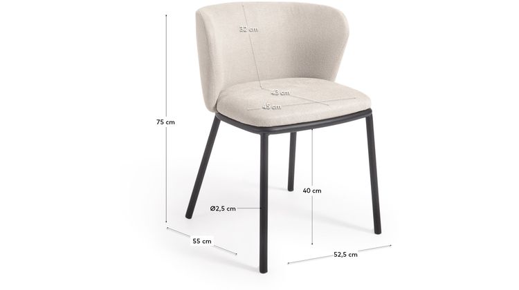 Kave Home Ciselia Eetkamerstoel