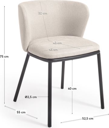 Kave Home Ciselia Eetkamerstoel