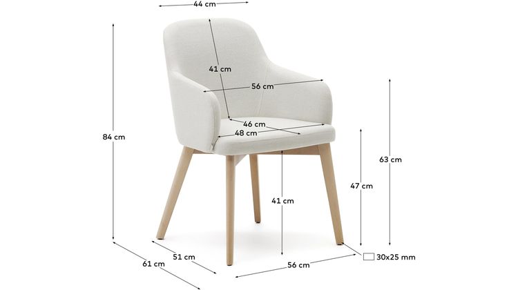 Kave Home Ciselia Eetkamerstoel