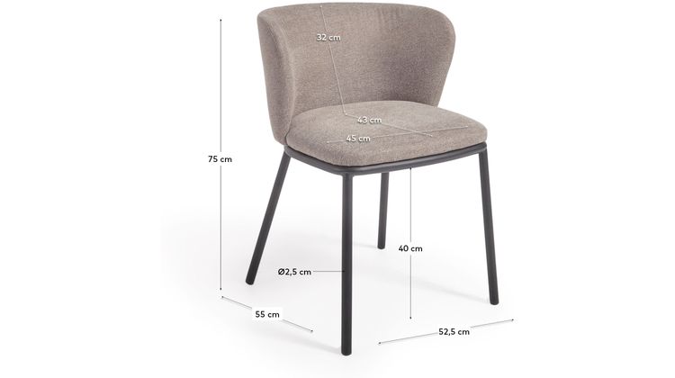 Kave Home Ciselia Eetkamerstoel