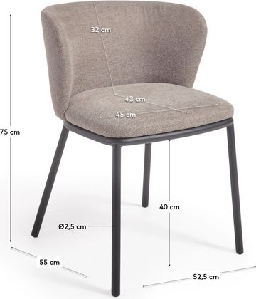 Kave Home Ciselia Eetkamerstoel