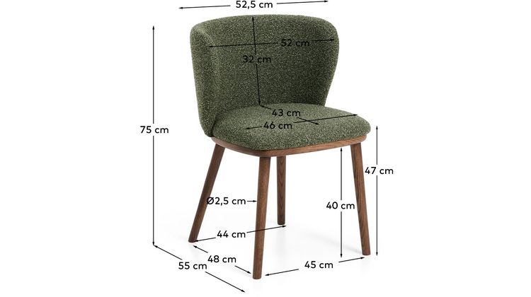 Kave Home Ciselia Eetkamerstoel