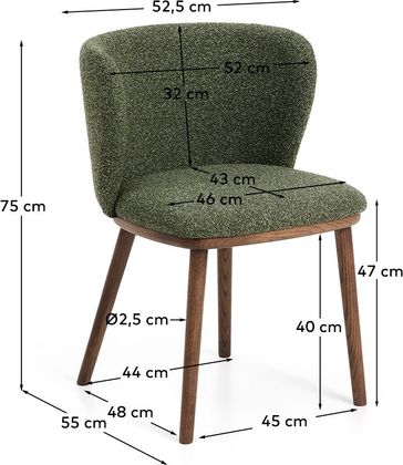 Kave Home Ciselia Eetkamerstoel