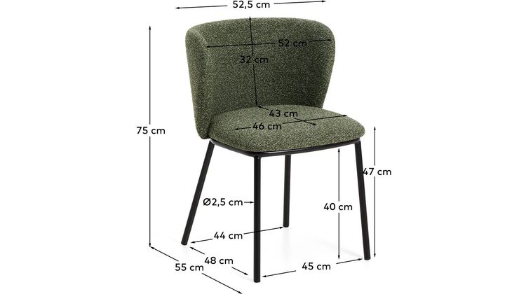 Kave Home Ciselia Eetkamerstoel